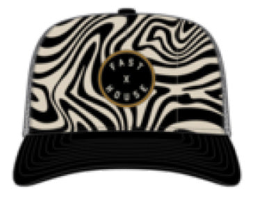 SMOKE SHOW HAT BLK/WHT SWIRL