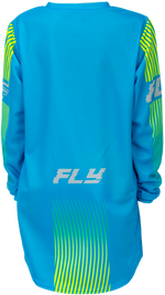 YOUTH F-16 JERSEY BLUE/HI-VIS YL