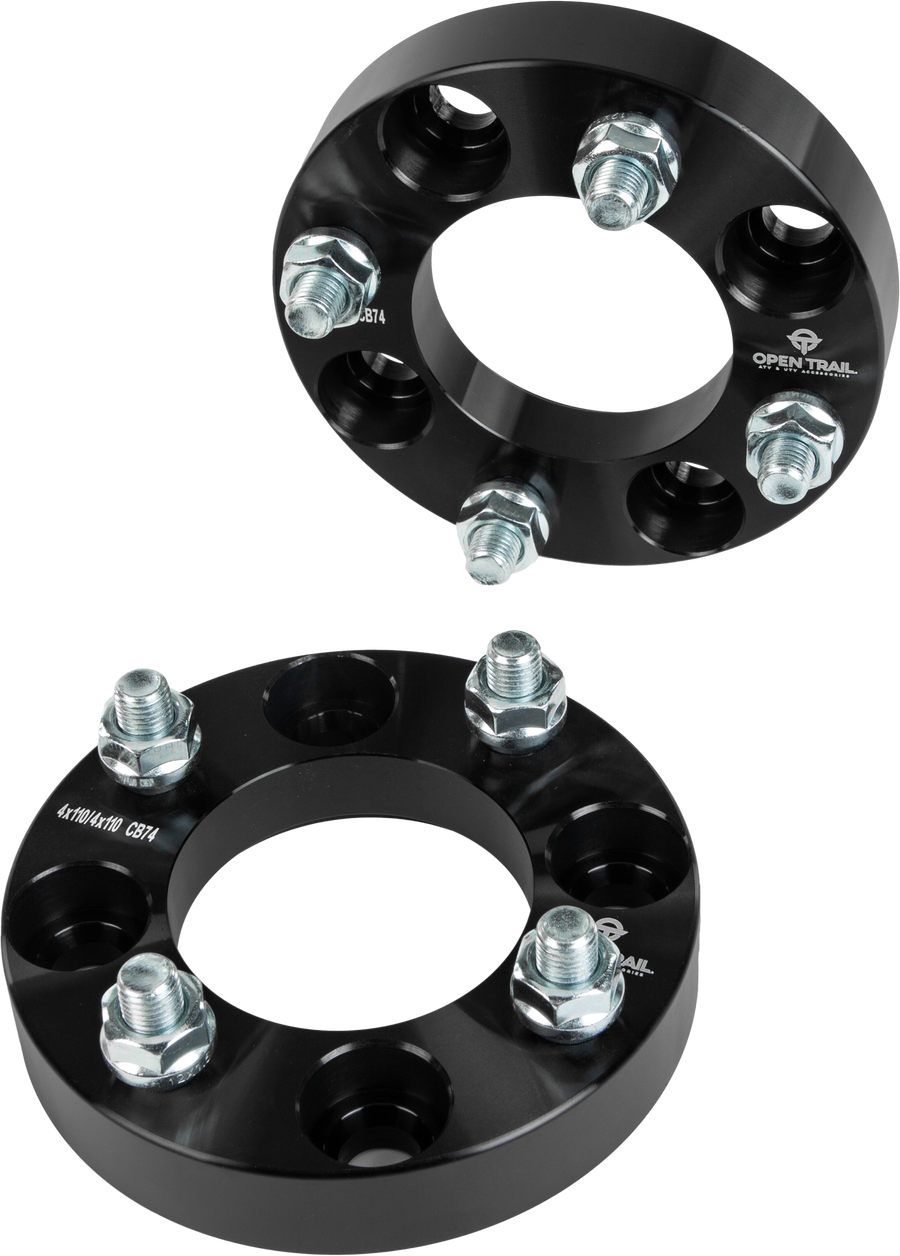 WHEEL SPACER 1" 4/110 STUD: 12MM X 1.5MM | AC-06650-4BK
