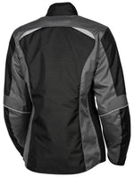 ARASHI JKT BLK/GUN WMNS