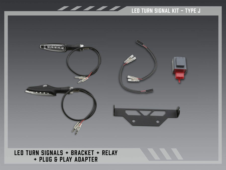 FE V2 STND LED TURN SIG KIT J | 075BG-STD-J-K