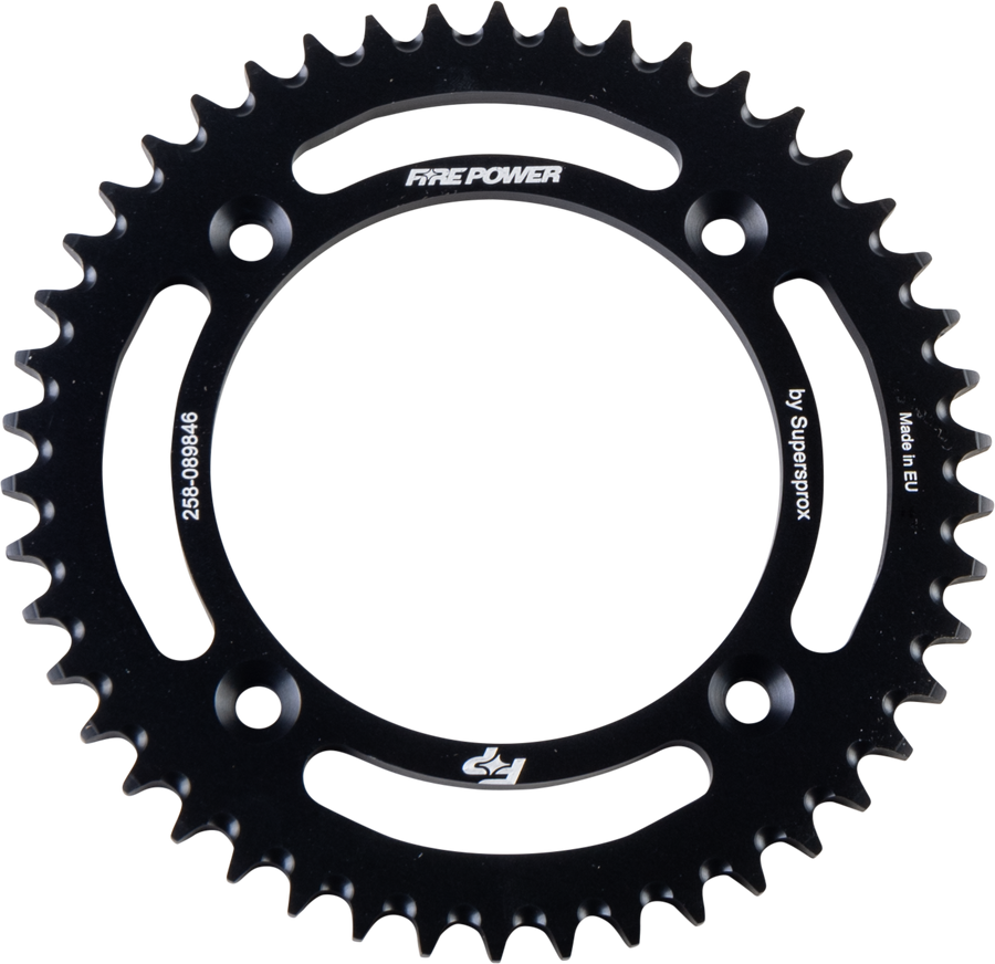 REAR SPROCKET ALUMINUM 46T BLK | FPA-898-46-BLK