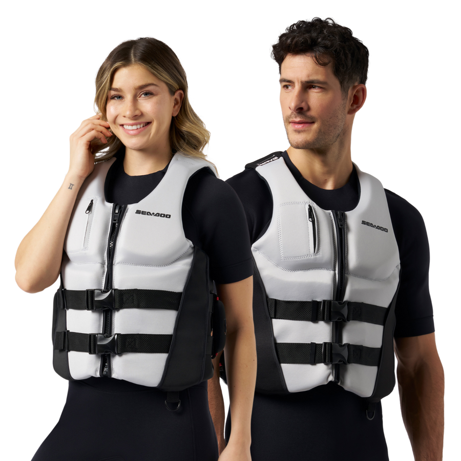 Sea-Doo Unisex Wave Grip PFD/Life Jacket - Silver