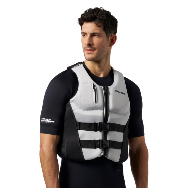 Sea-Doo Unisex Wave Grip PFD/Life Jacket - Silver