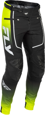 YOUTH RAYCE BICYCLE PANTS LIME/BLACK/WHITE SZ 18