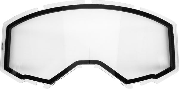 DUAL LENS W/O VENTS ADULT CLEAR | FLB-034