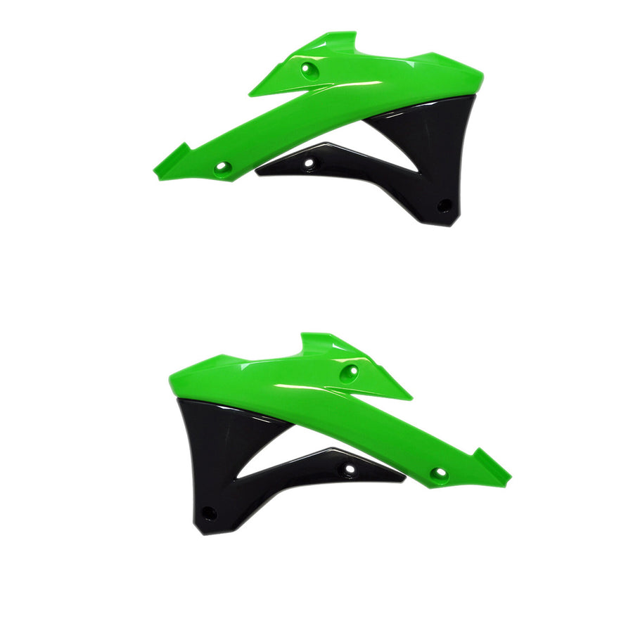 RADIATOR SCOOPS KX85 GREEN | 8495300001