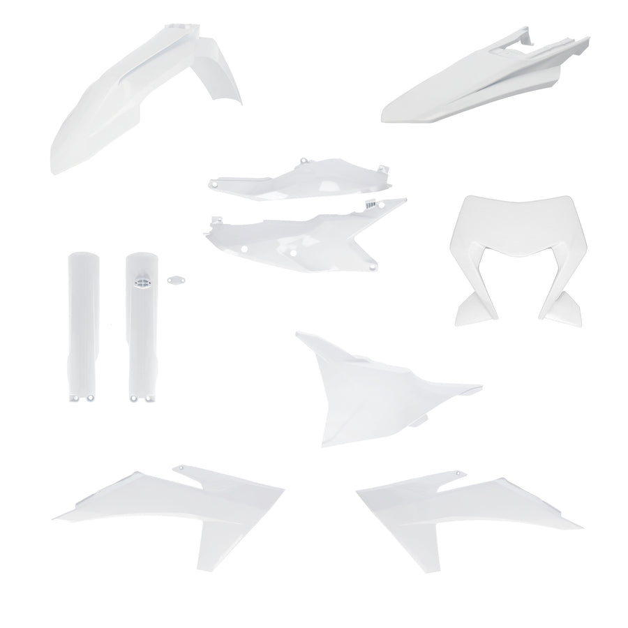 PLASTIC KIT- FULL KTM WHITE