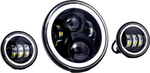 7" LED Headlight w/ Pass Lamps