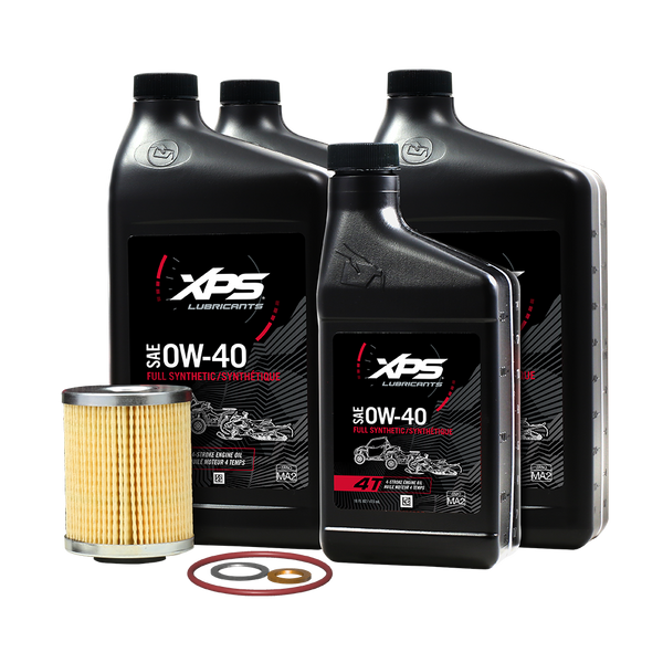XPS 4T 0W-40 Synthetic Oil Change Kit for Rotax 450 cc or less engine*