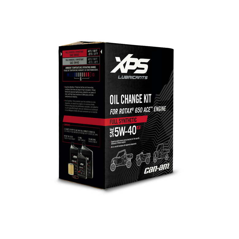 Can-Am Oil Change Kit 5W40 ACE 650CC, SC