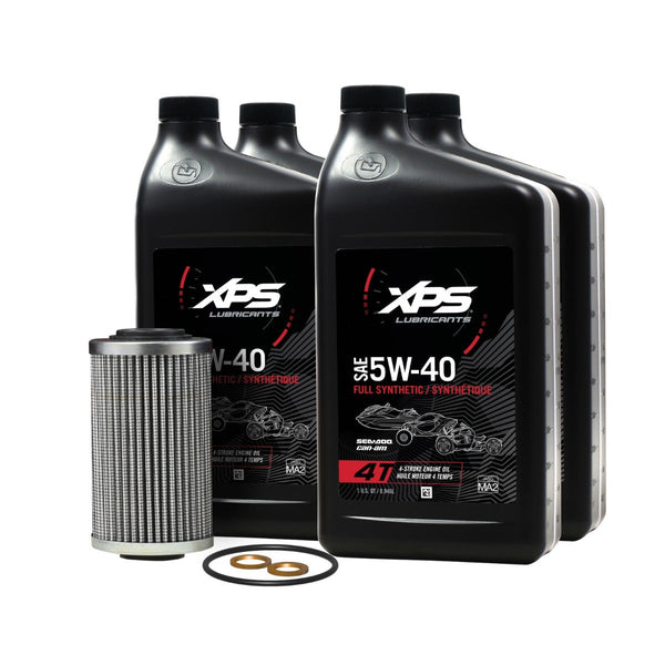 Can-Am On-Road XPS 4T 5W-40 Full Synthetic Oil Change Kit for Rotax 991 (SM5) engine*
