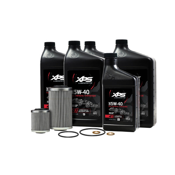Can-Am On-Road XPS 4T 5W-40 Full Synthetic Oil Change Kit for Rotax 991 (SE5) engine*