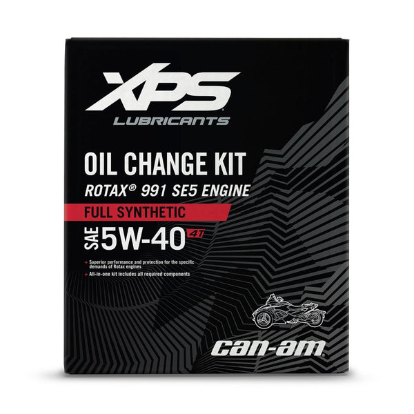 Can-Am On-Road XPS 4T 5W-40 Full Synthetic Oil Change Kit for Rotax 991 (SE5) engine*