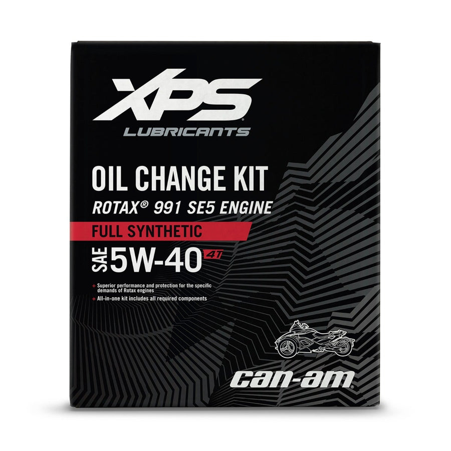Can-Am On-Road XPS 4T 5W-40 Full Synthetic Oil Change Kit for Rotax 991 (SE5) engine*