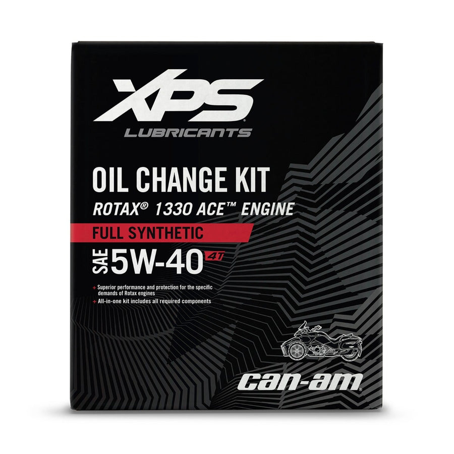 Can-Am On-Road XPS 4T 5W-40 Full Synthetic Oil Change Kit for Rotax 1330 engine*