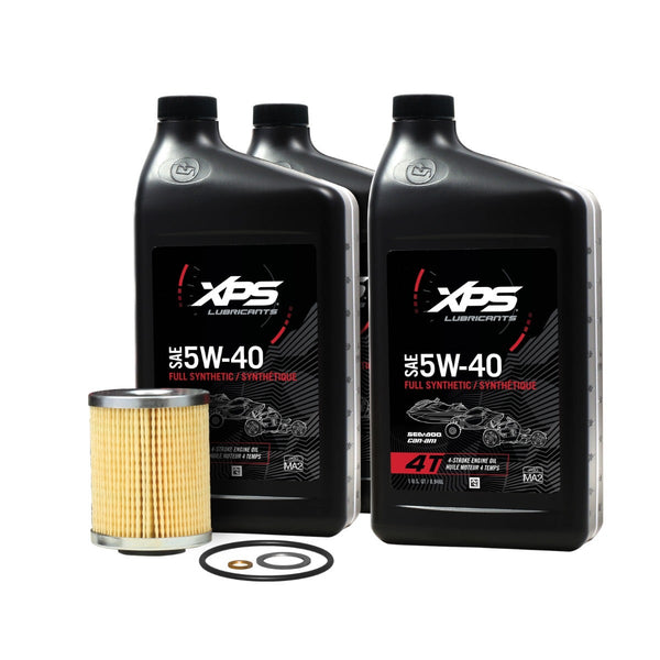 Can-Am On-Road XPS 4T 5W-40 Full Synthetic Oil Change Kit for Rotax 600 CC engine*