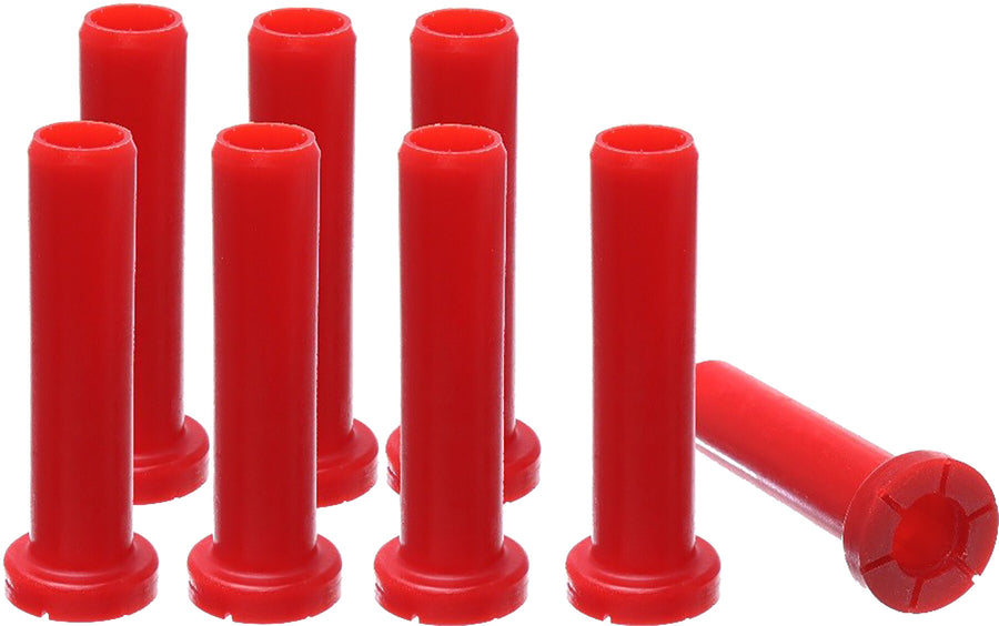 CONTROL ARM BUSHINGS FRONT RED POL