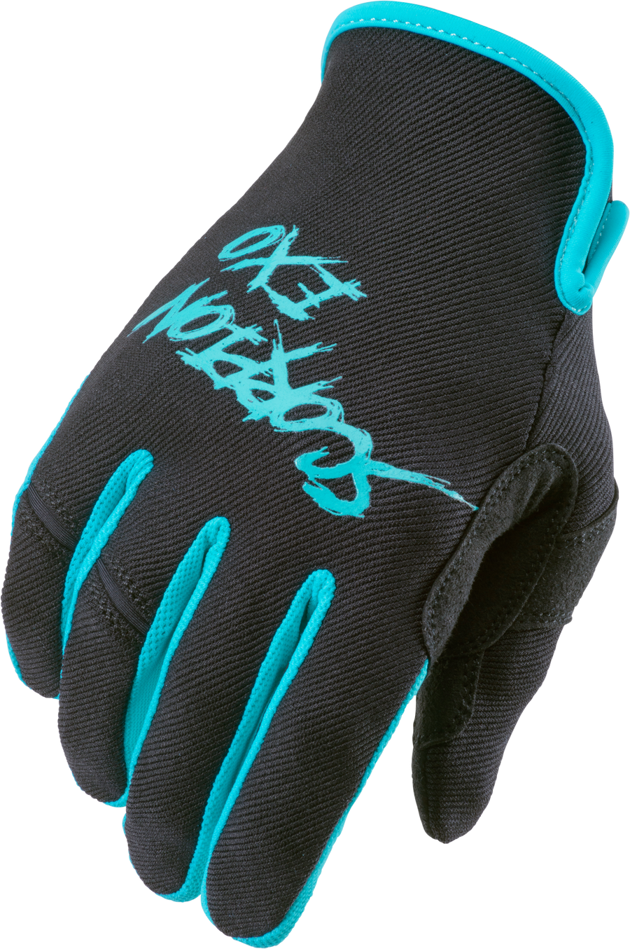AIR-STRETCH GLOVES GRIND BLACK/TEAL 3X