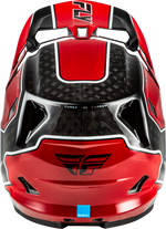WERX-R FLOW CARBON HELMET BLACK CARBON/RED MD