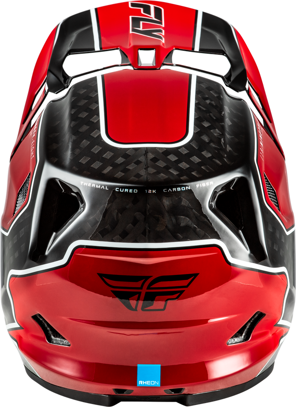 WERX-R FLOW CARBON HELMET BLACK CARBON/RED