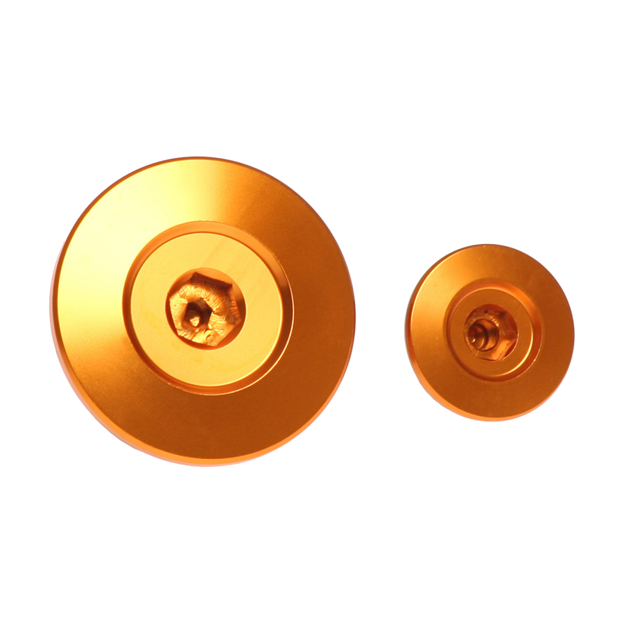 ENGINE TIMING PLUG SET ORANGE KTM/HUSQ/GAS | FXEP 50100 99OR