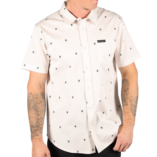 JASPER SS BTNUP SHIRT WHT 2X