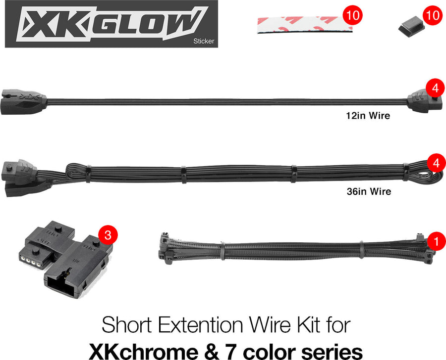 MOTO EXTENSION WIRE KIT | XK-4P-WIRE-KIT-MOTO