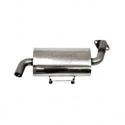 SINGLE SLIP-ON SYSTEM W/ OVAL SPORT MUFFLER CHROME | AT-9519SP