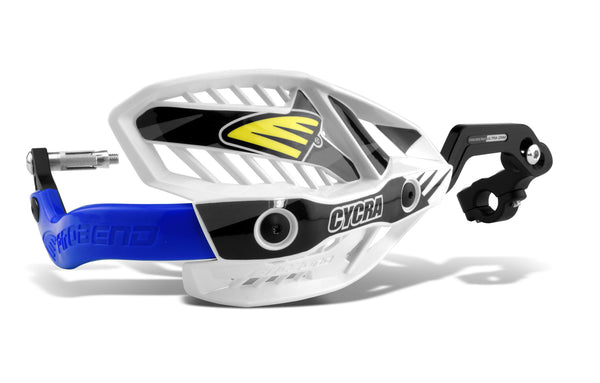 CRM WRAP AROUND HANDGUARDS 1-1/8" CLAMP - WHITE/BLUE
