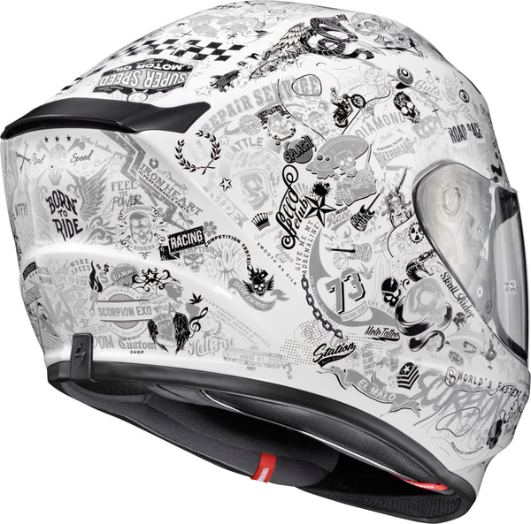 EXO-R330 FULL FACE HELMET SHAKE 2 WHITE