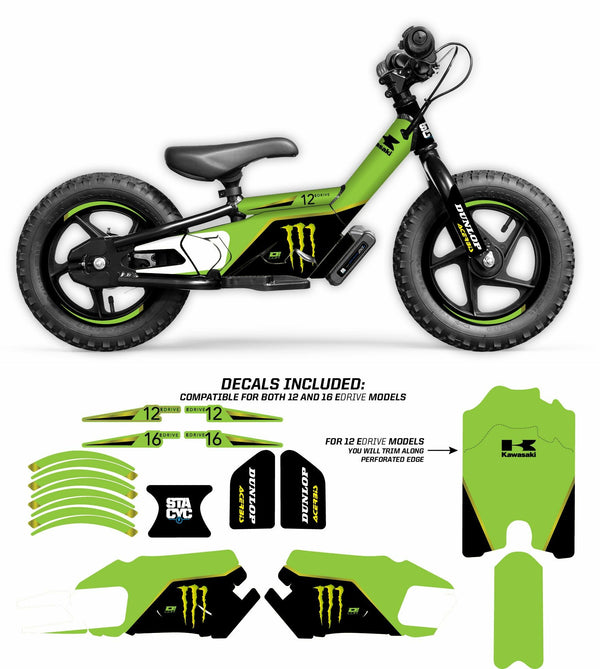 GRAPHIC KIT STACYC MEK GRAPHIC KIT STACYC 12" & 16"
