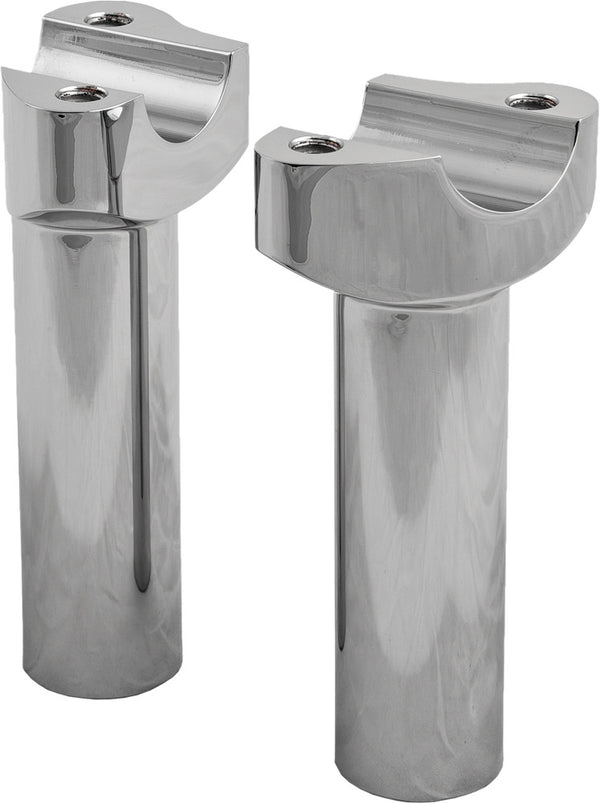 H-BAR RISERS 4.5" STRAIGHT CHROME