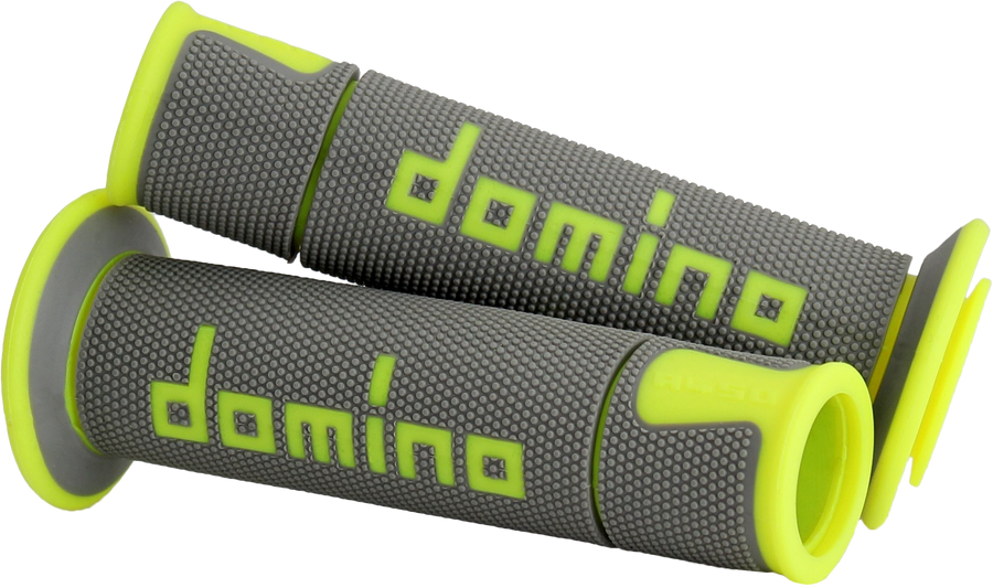 A450 ROAD RACING GRIPS GREY/FLO YELLOW PAIR | A45041C5052B7-0