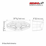 GT-04 LED BRAKE/TAIL LIGHT SMOKE LENS | HB039000