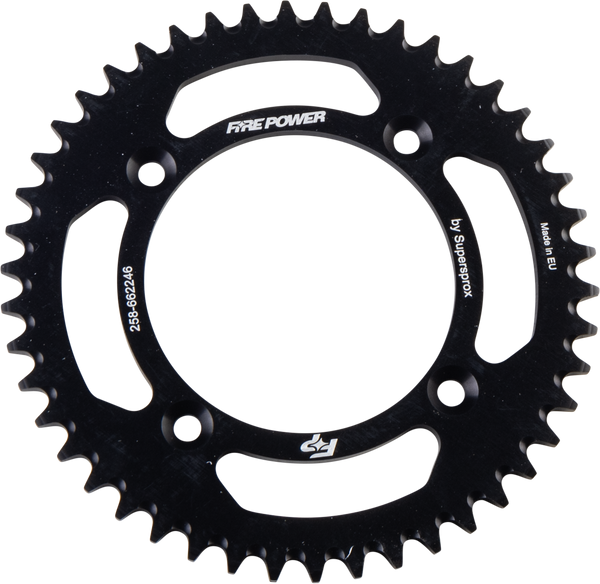 REAR SPROCKET ALUMINUM 46T BLK | FPA-6622-46-BLK