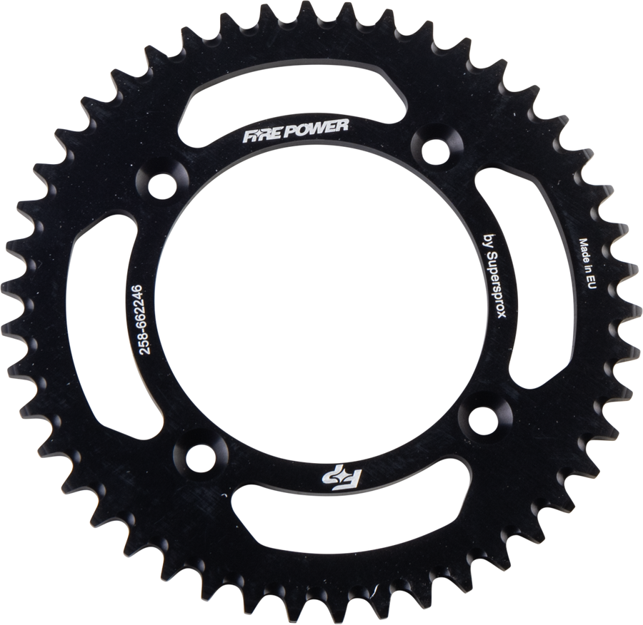 REAR SPROCKET ALUMINUM 46T BLK | FPA-6622-46-BLK