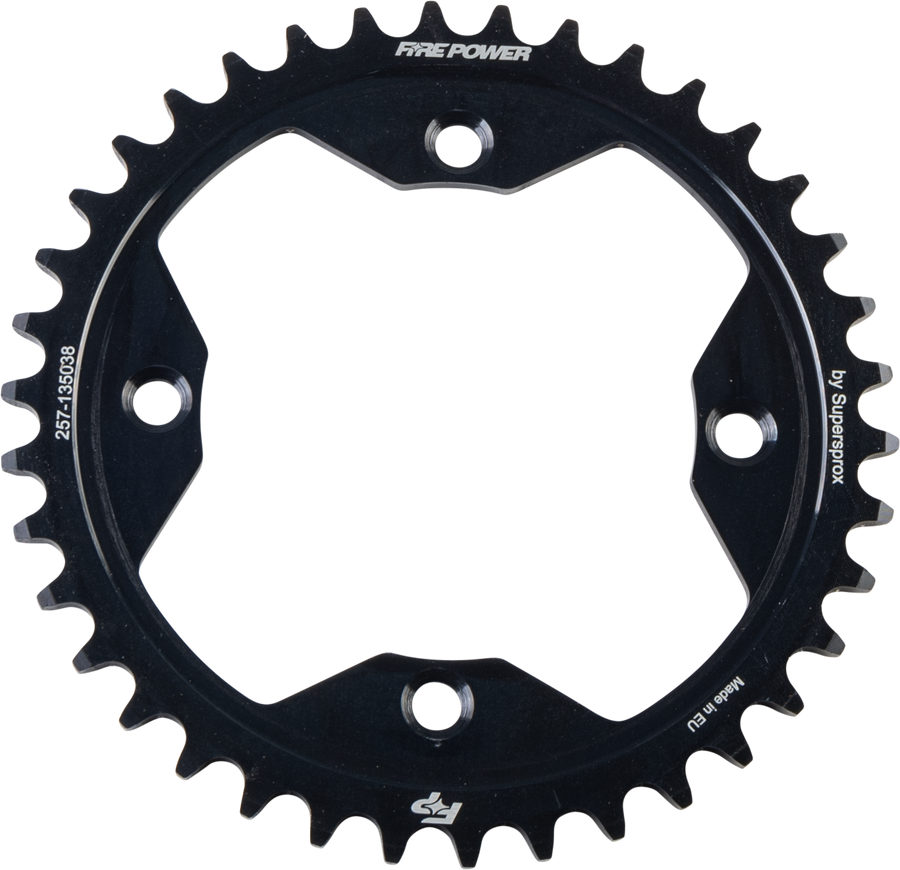 REAR SPROCKET STEEL 38T BLK