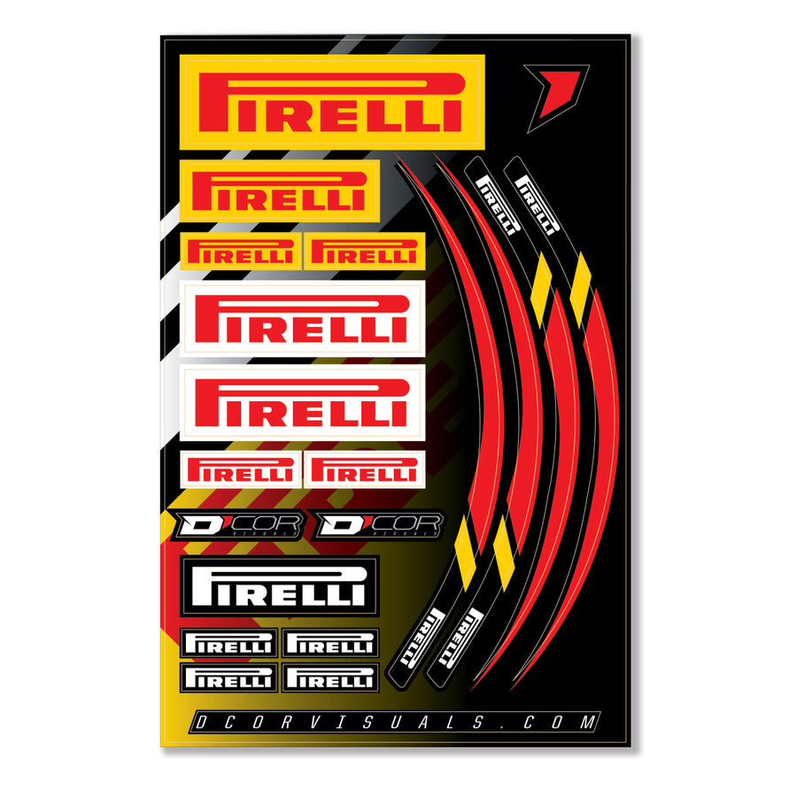DECAL SHEET 12 MIL PIRELLI DECAL SHEET 12 MIL PIRELLI | 40-90-119