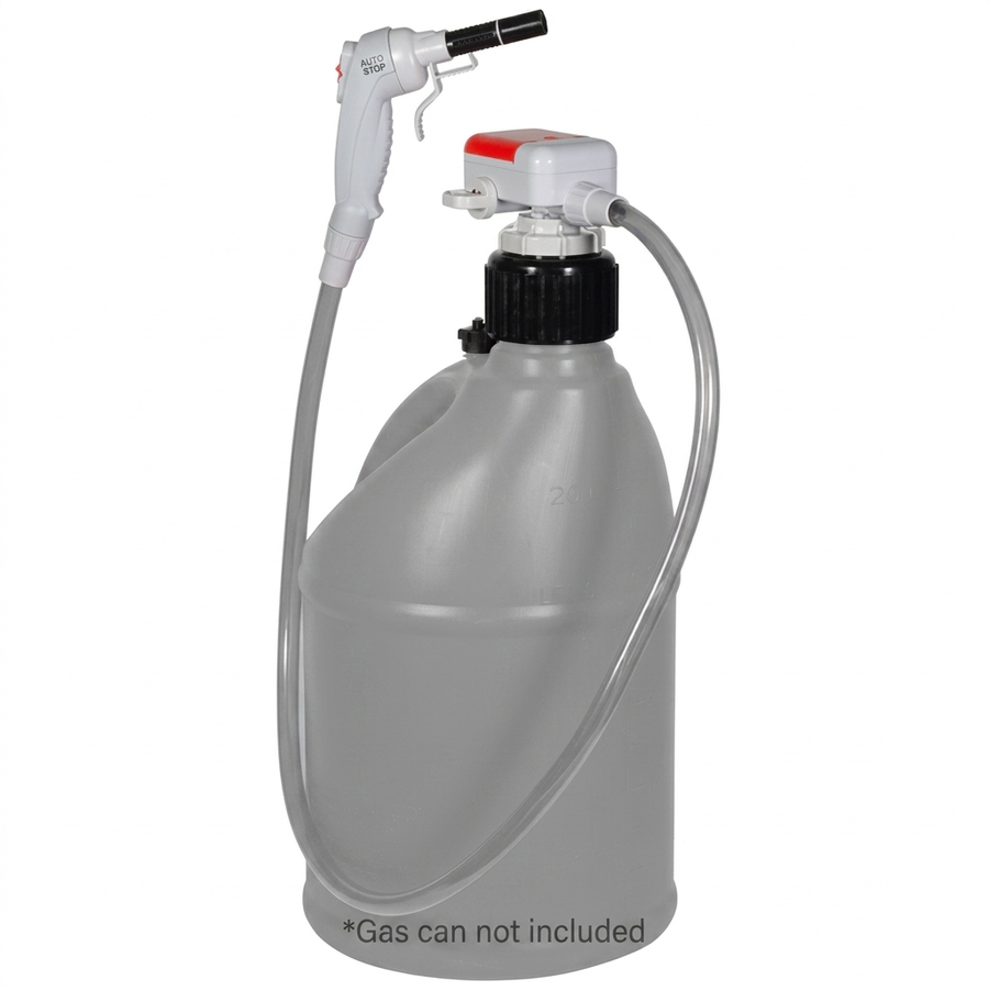 BATTERY POWERED FUEL PUMP W/ POW NOZZLE & ADAPTER TRFA03-XL