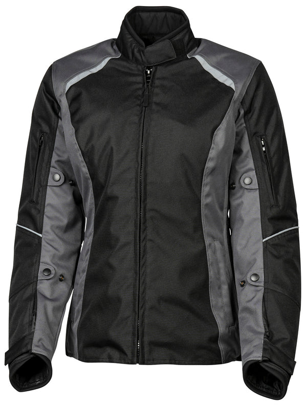 ARASHI JKT BLK/GUN WMNS