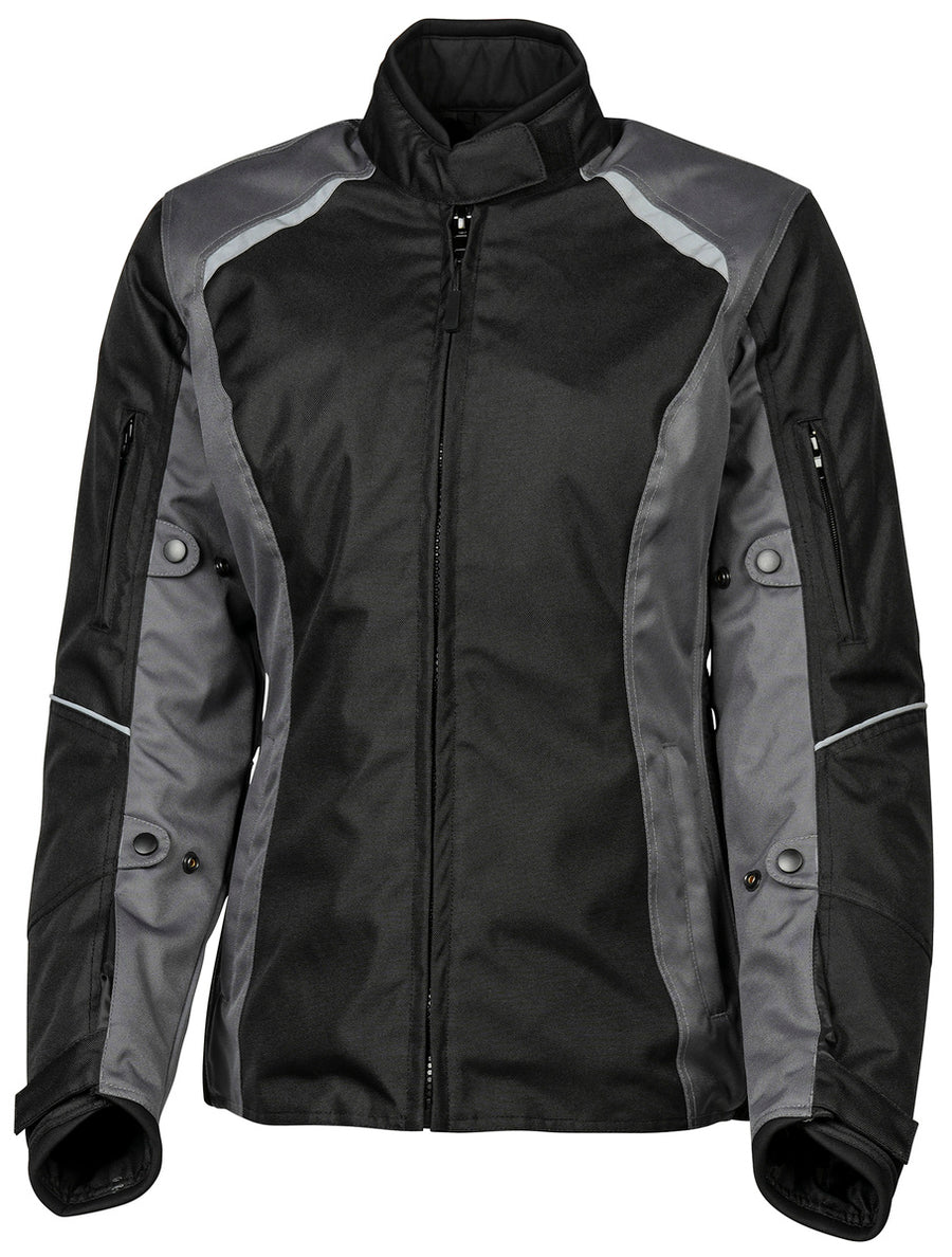 ARASHI JKT BLK/GUN WMNS