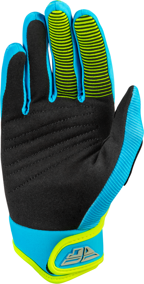 YOUTH F-16 GLOVES BLUE/HI-VIS Y2XS