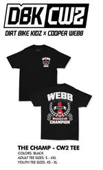 THE CHAMP CW2 YOUTH TEE BLACK