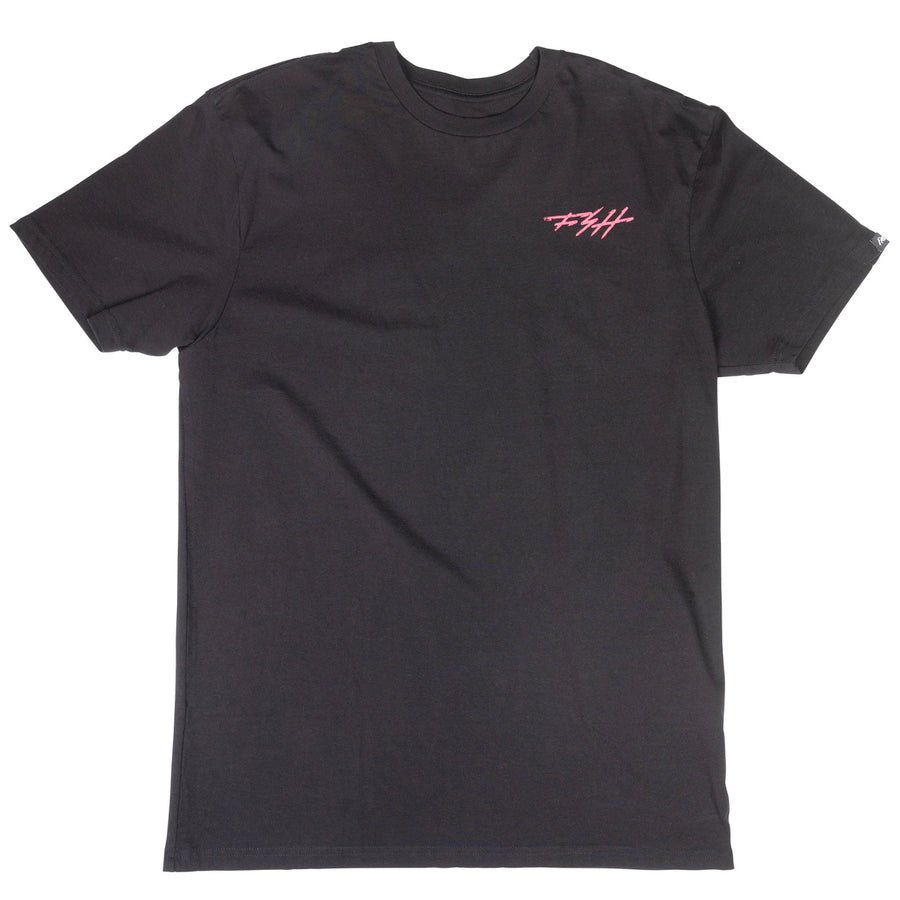 HIDEOUT SS TEE BLACK