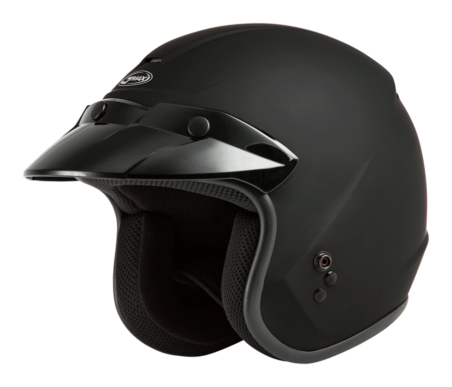 OF-2 OPEN-FACE HELMET MATTE BLACK MD