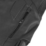 REVO LTHR JACKET BLK
