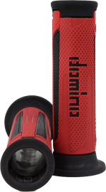 A350 TURISMO GRIPS RED/BLACK PAIR