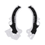FRAME GUARDS- X-GRIP WHITE/BLACK