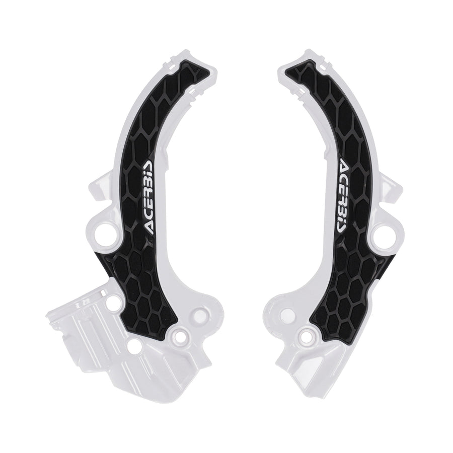 FRAME GUARDS- X-GRIP WHITE/BLACK